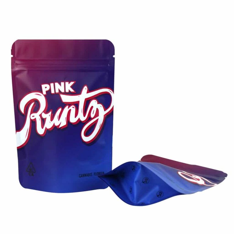 Pink Runtz Bags 3.5g 8th Mylar Bags